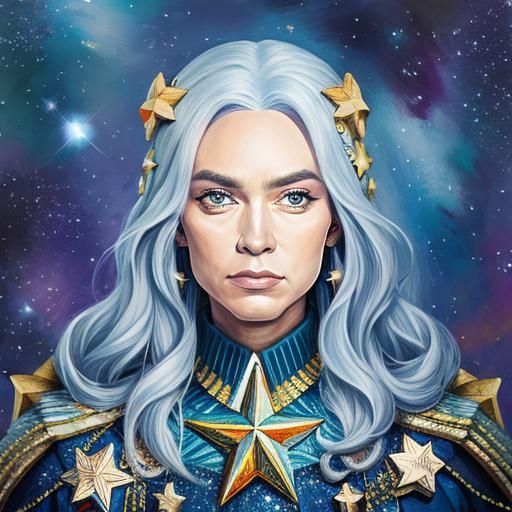 AI Generated Star Portrait