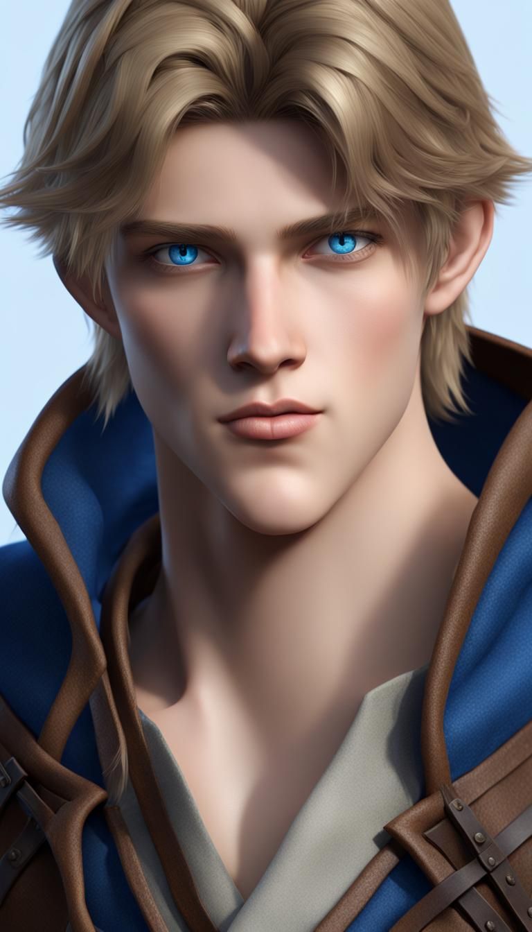 Anime Style Medieval Adventurer in 8K