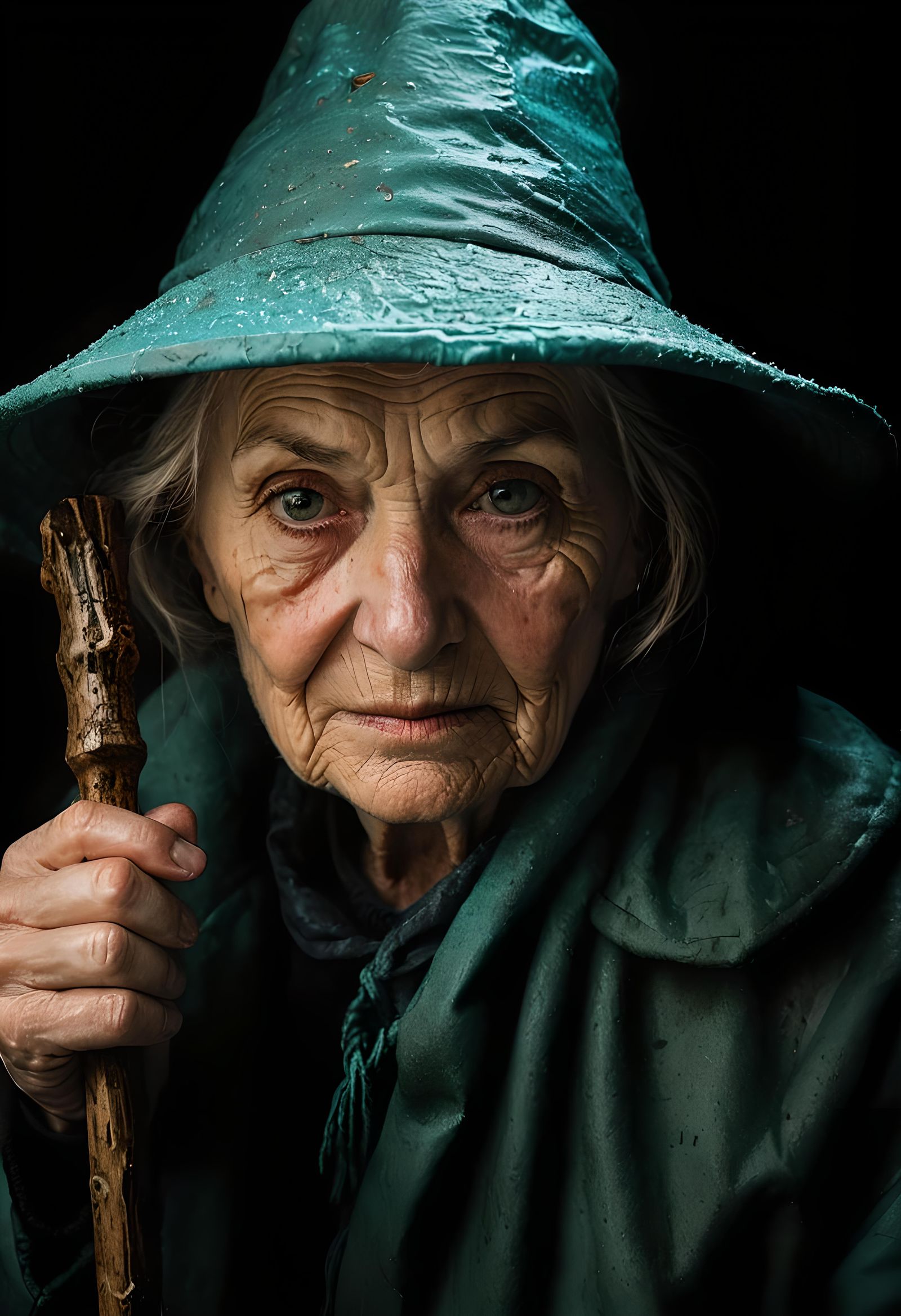 Old Clodagh Ó Cléirigh is known to wield her knotty buckthorn shillelagh when annoyed..