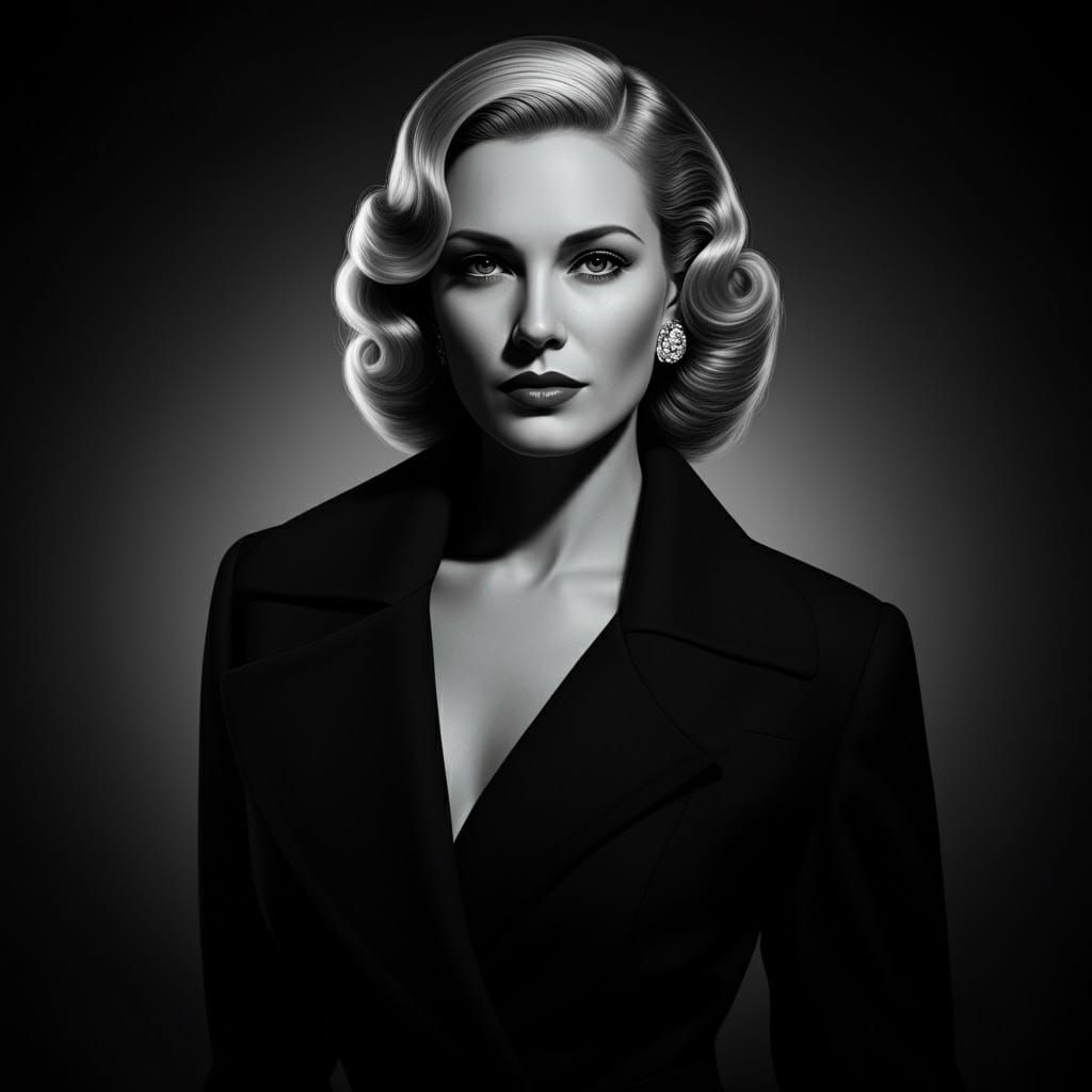 Timeless Elegance in Black and White