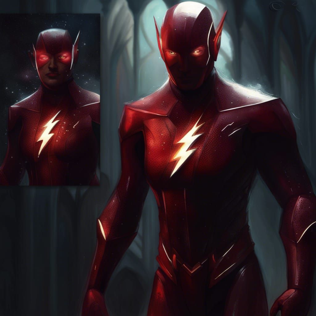 Hyperdetailed Flash Suit in Ethereal Fantasy Style