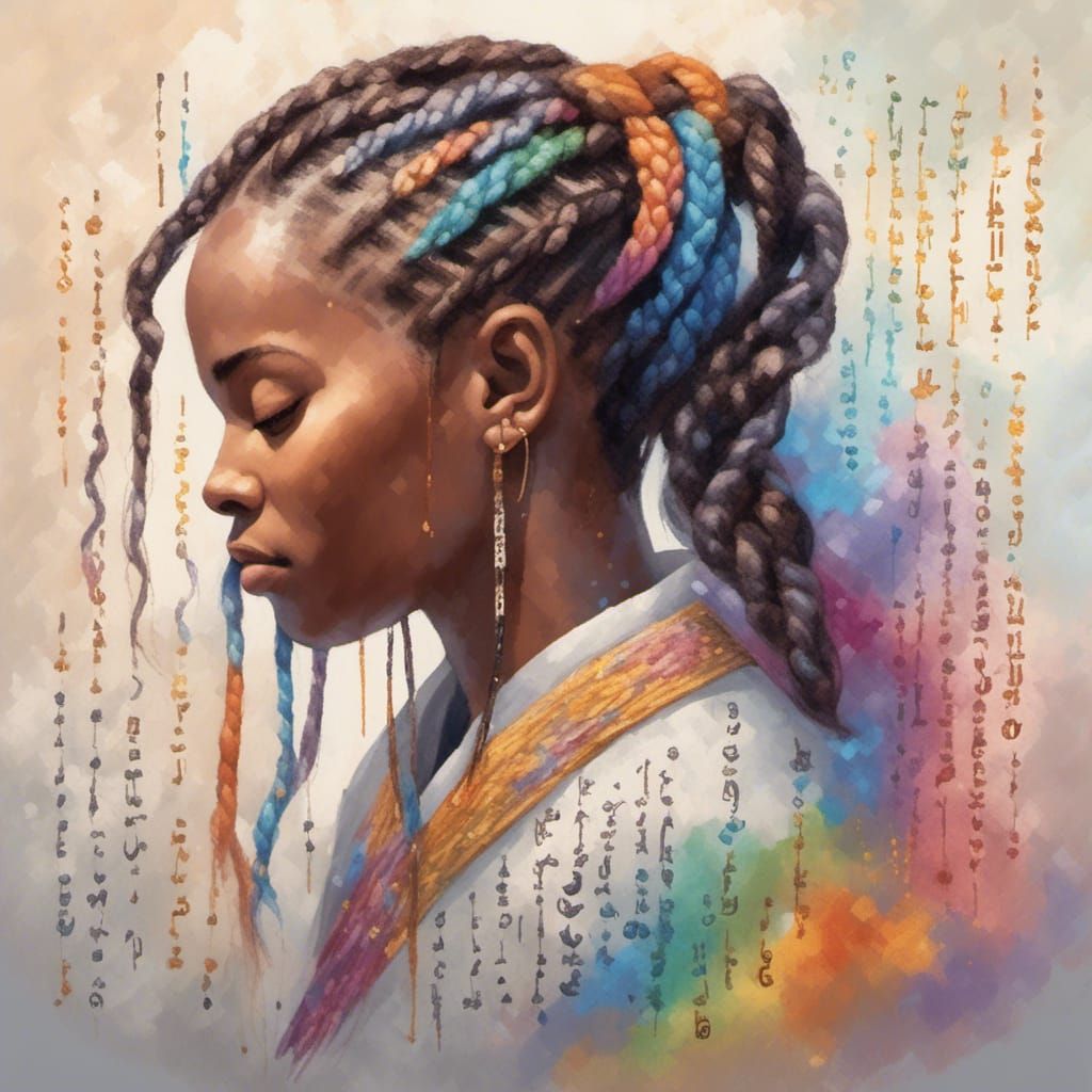 Pastel Medieval Scholar Creating Calligraphy