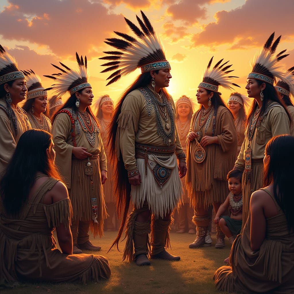 First Nations Gathering Inspired by Indigenous Art Styles