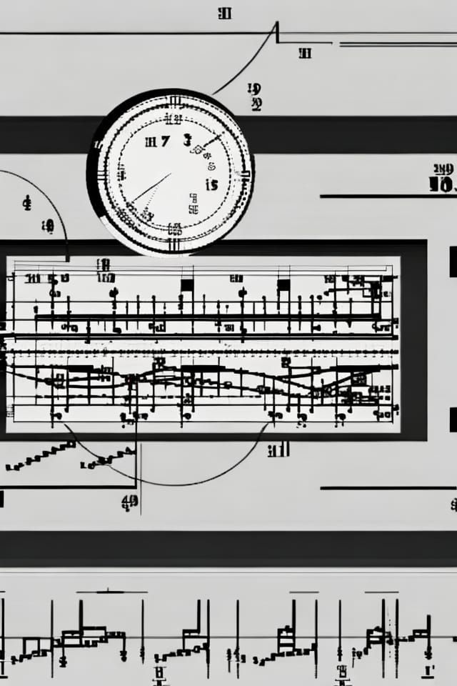 Complex Graphic Score Inspired by Escher