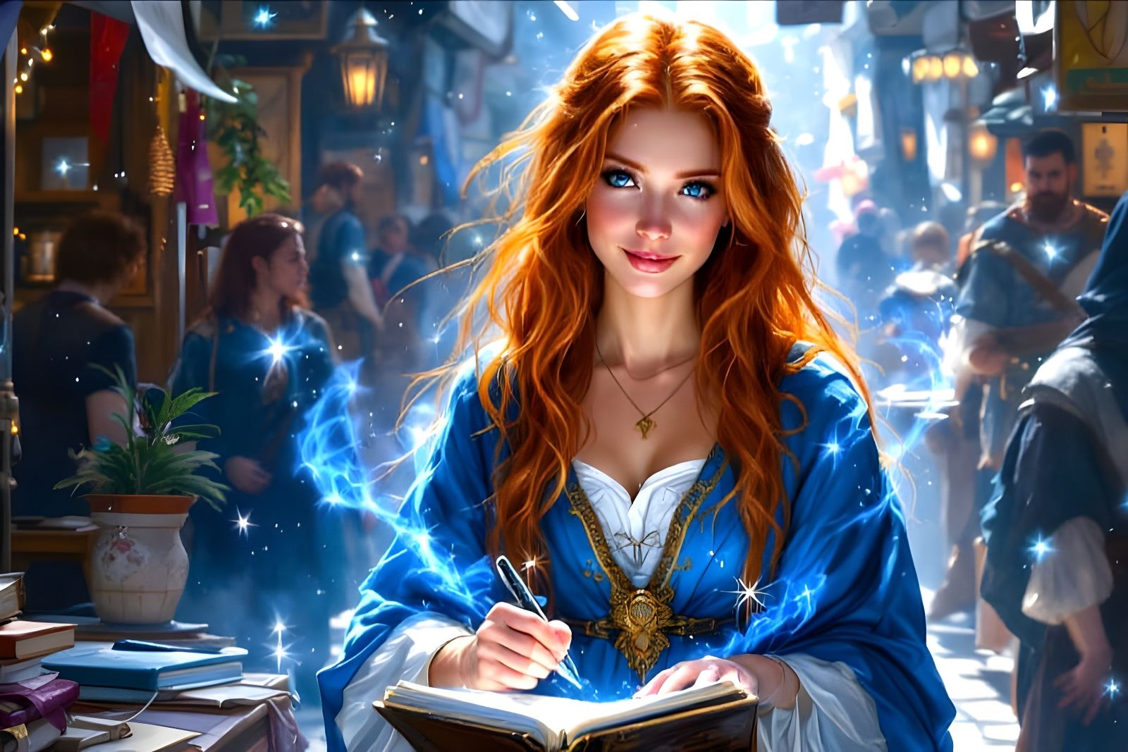 Shallan Davar Creates Magic in a Fantasy Market