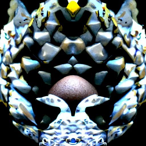 Realistic Dragon Egg in Cave Nest