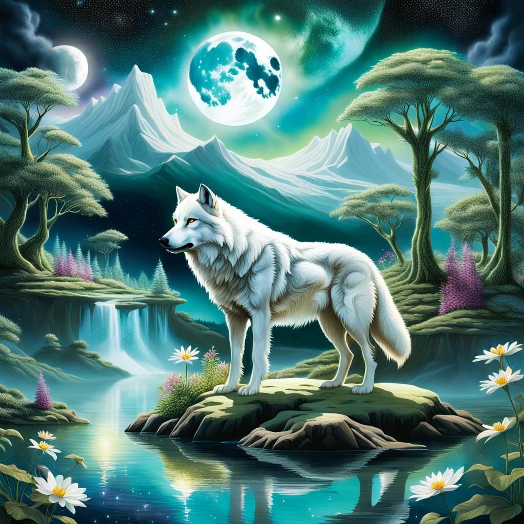 white wolf