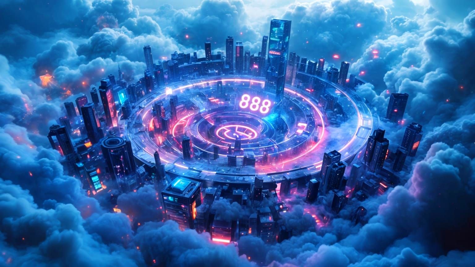 Cyberpunk Infinity Loop Unfolds