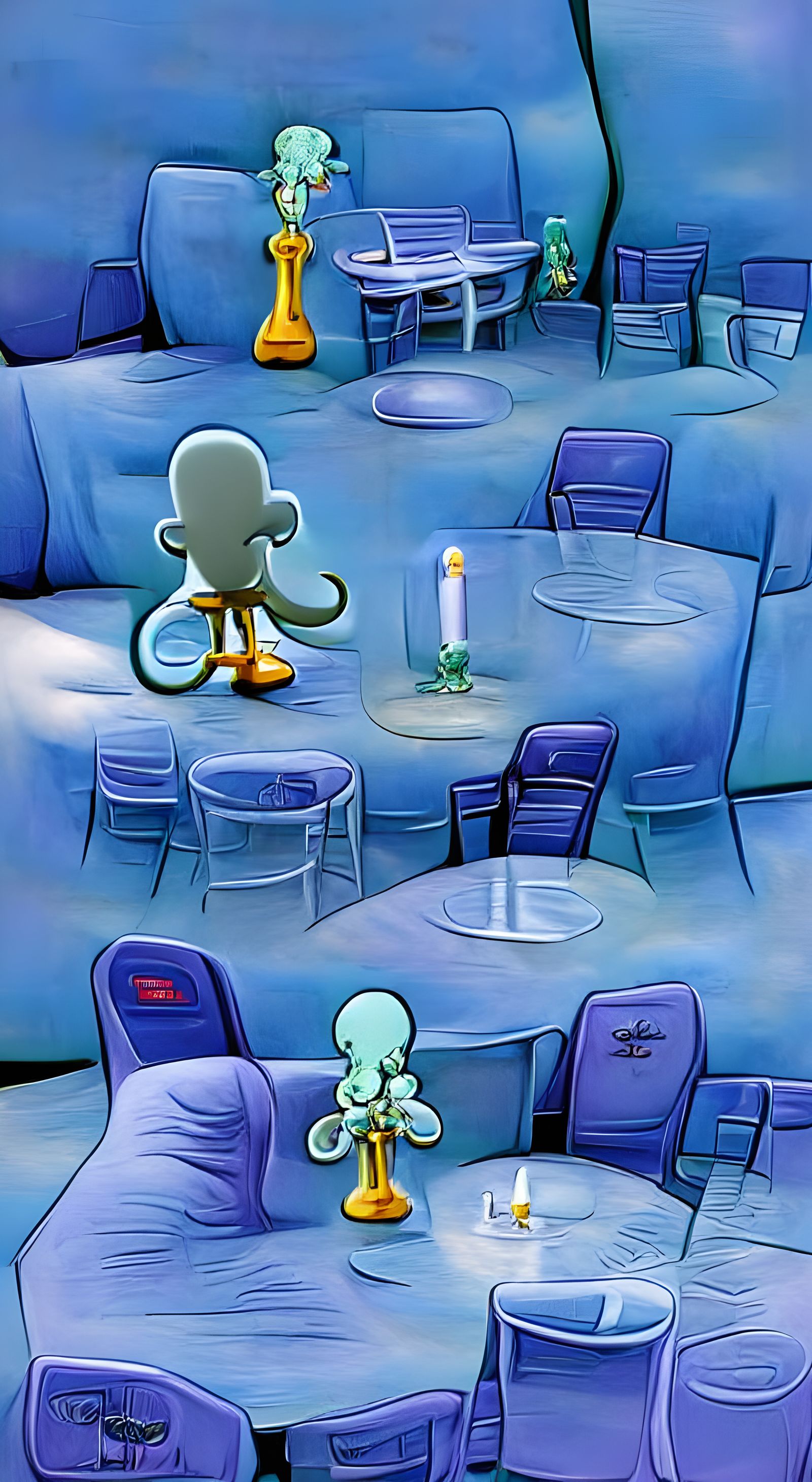 Squidward's Lonely Day
