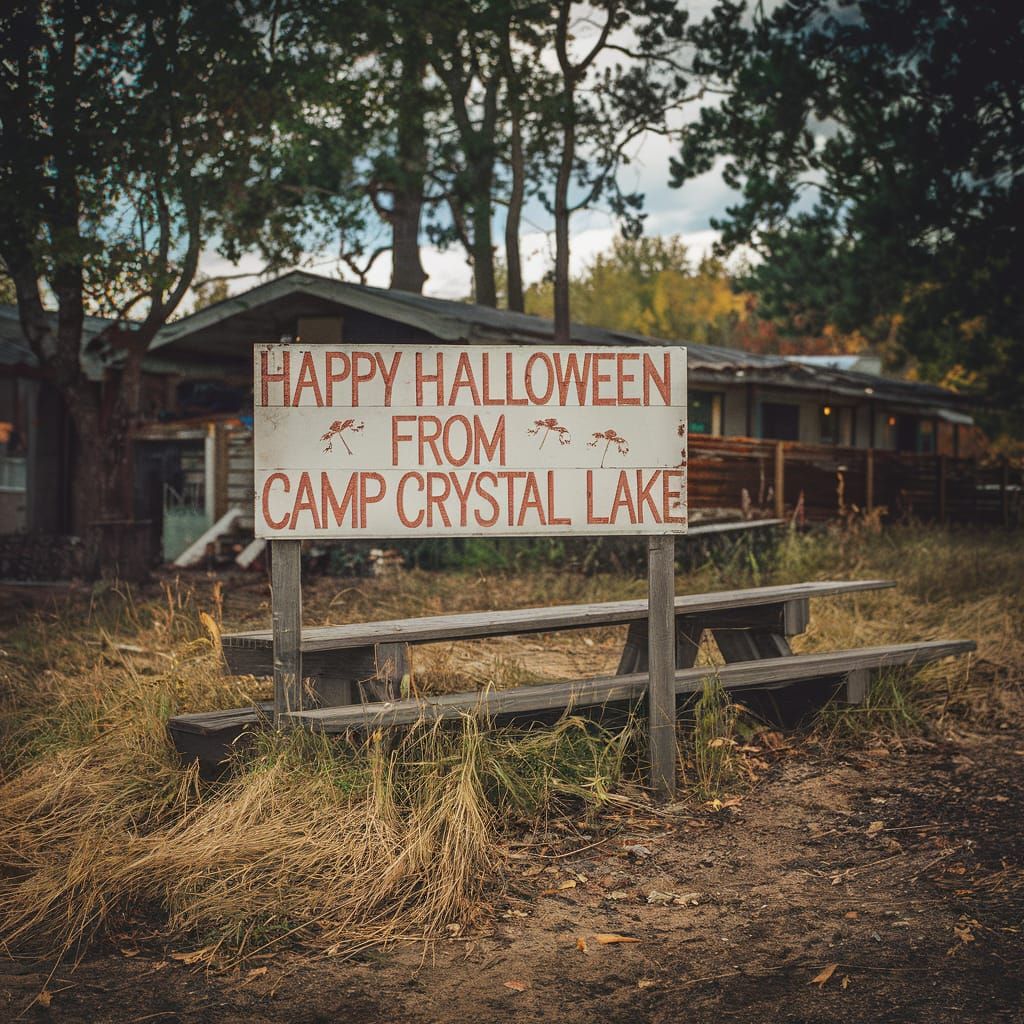 Abandoned Camp Crystal Lake Halloween Film Still