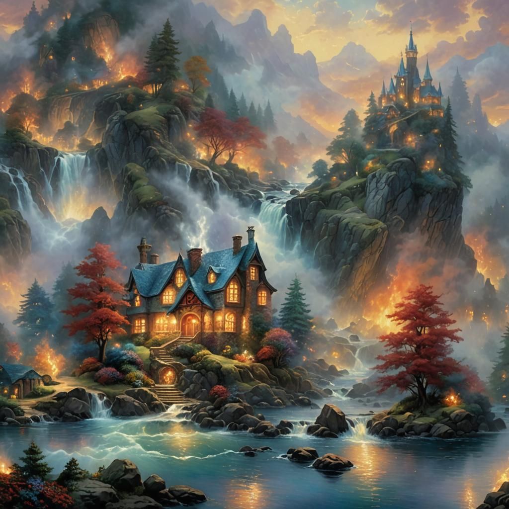 Ethereal Fantasy: Fire and Water Unite