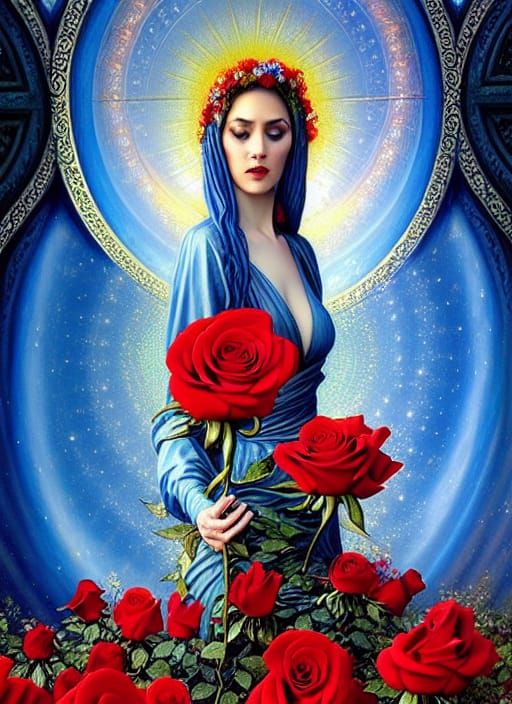 Woman is giving yourself!