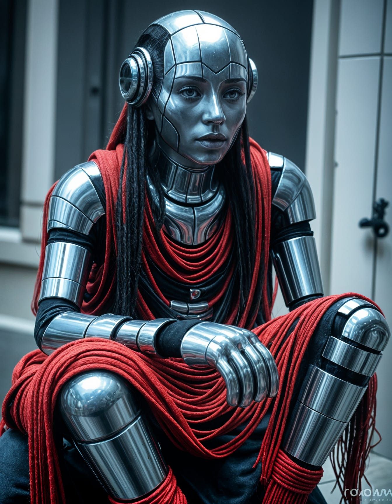 Kaleidoscopic Geometric Designs Radiating From Center