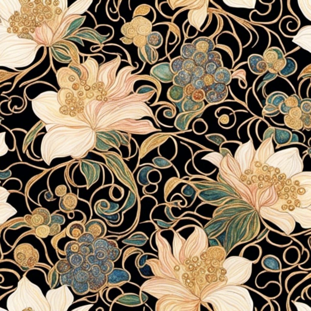 Mystical Composition in Boho Psychedelic Style