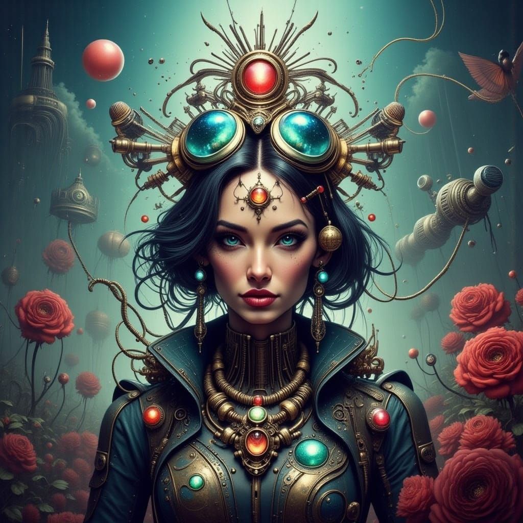 Sci-Fi Character in Futuristic Setting