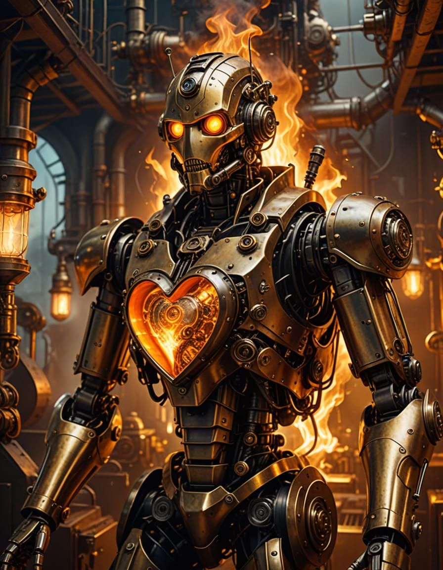 Steampunk Heart: Humans Powering the Machine