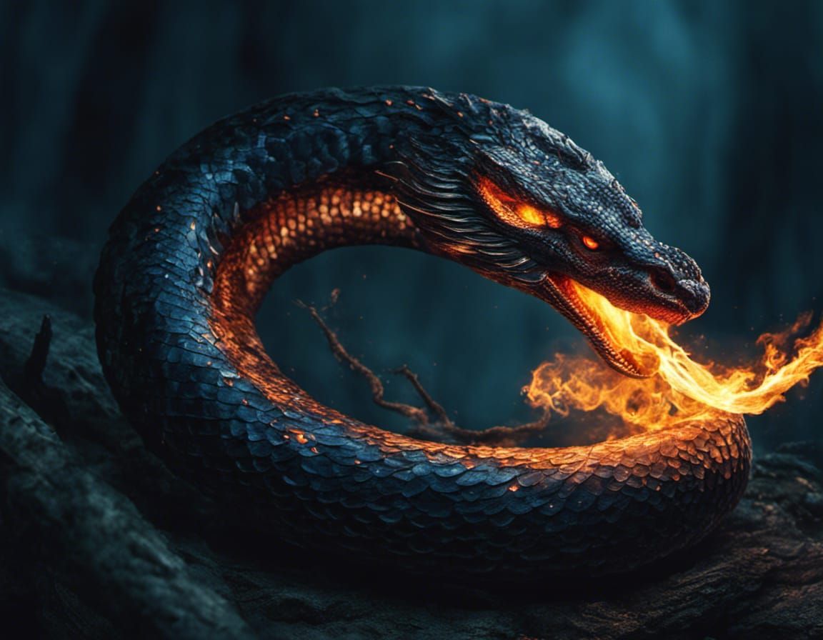 Fiery Serpent: A Digital Rendering