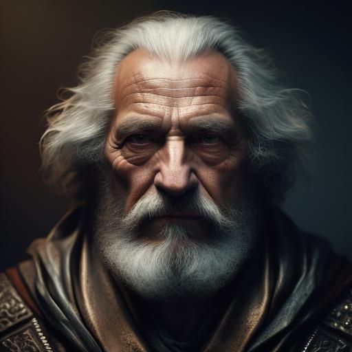 Old Pagan Rustic Wizard