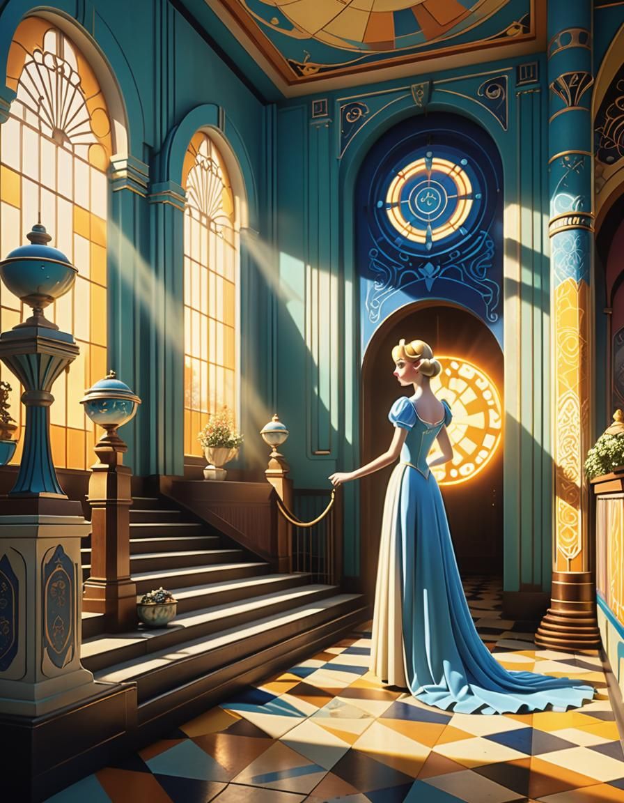 Cinderella Cult: An Art Deco Matte Painting