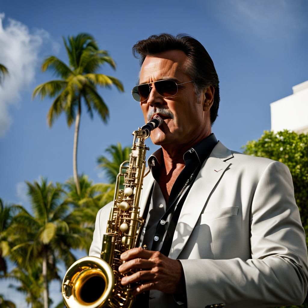 Sam Axe Saxophone Serenade: Bruce Campbell Portrait