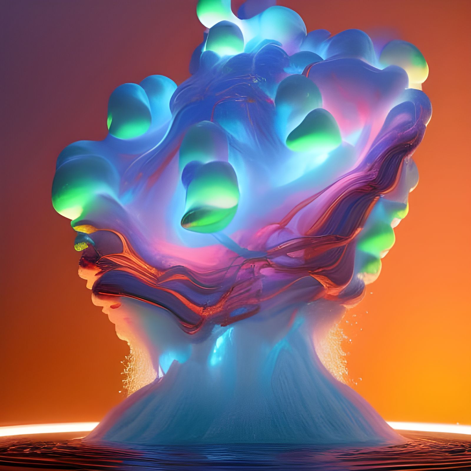 Brickwork Woman: Graffiti Art in Hyperrealistic Style