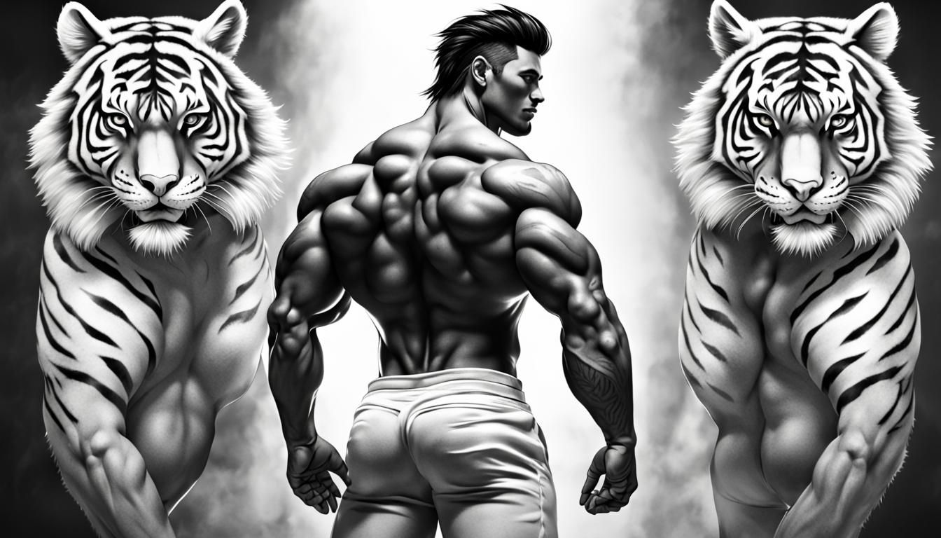 Obviously My Tiger-Back Is Going To Win It At The Mr. Olympia