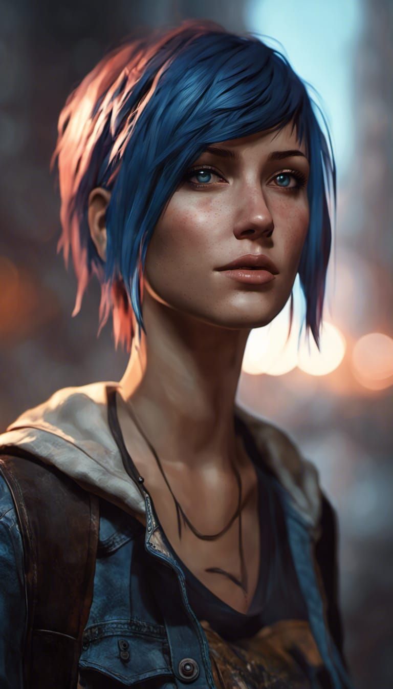 Chloe Price Portrait in Dynamic Lighting