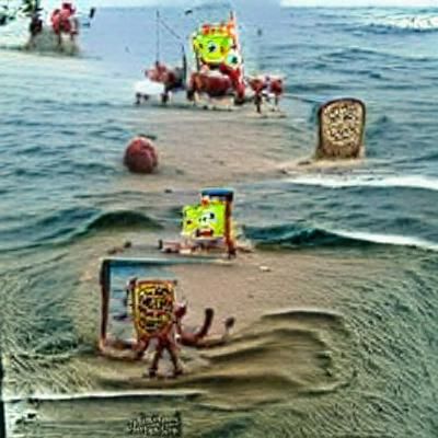 Spongebob AI Image