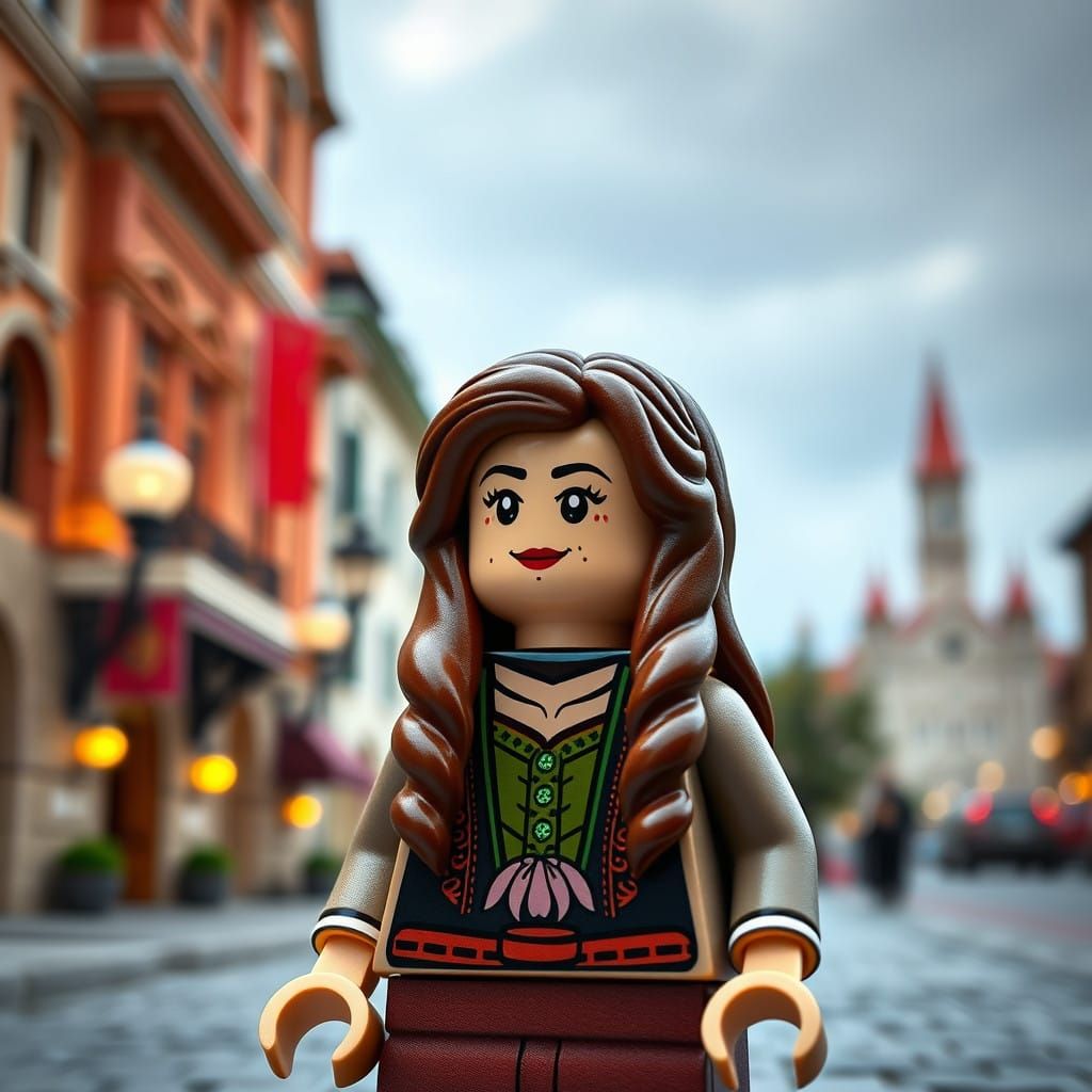 Minifigure of a Bulgarian woman 🇧🇬