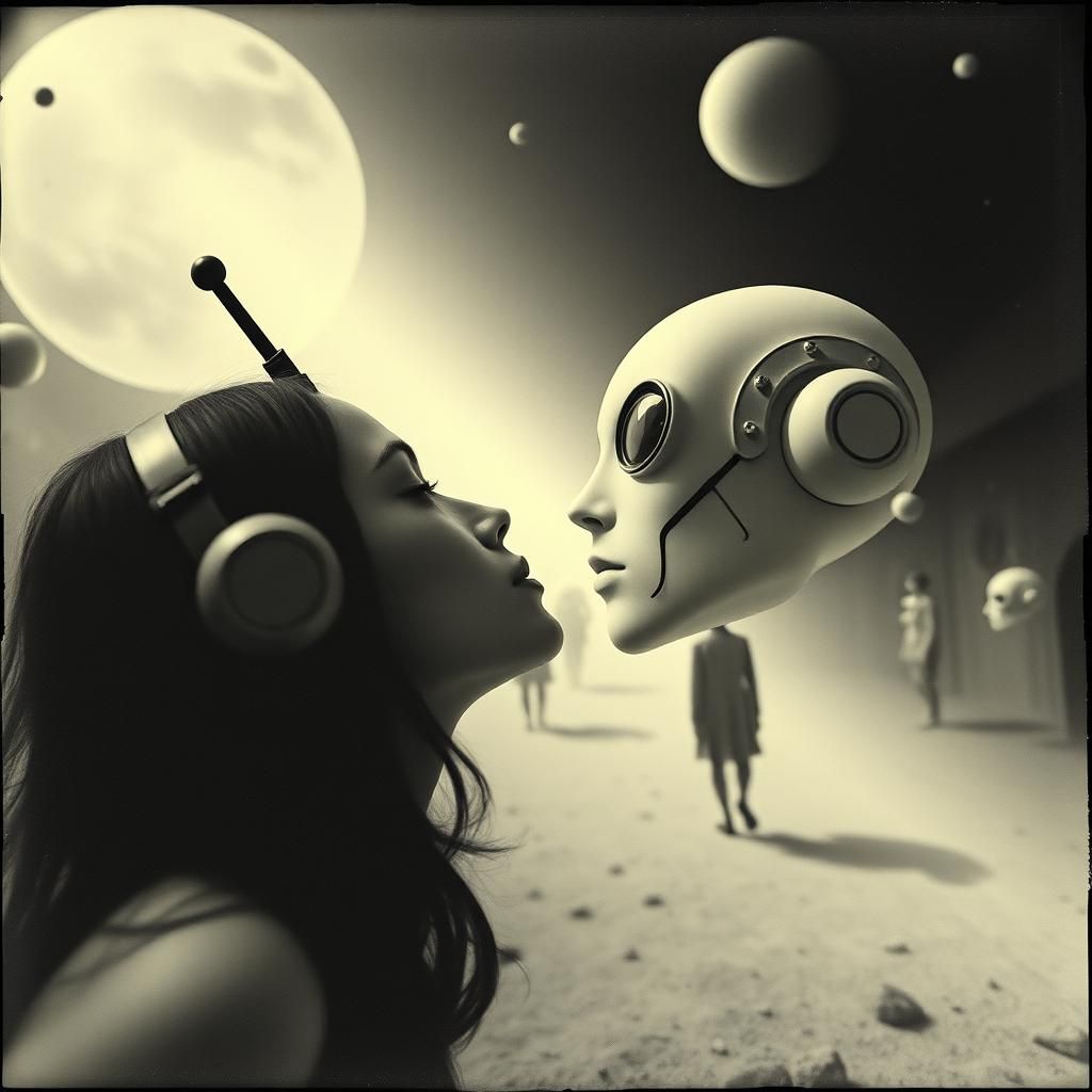 Alien Tech: Negative Space in Surreal Silver Nitrate