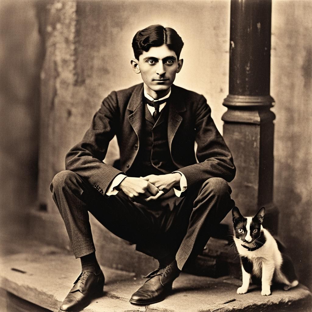 Young Kafka as Dark Romantic Antihero