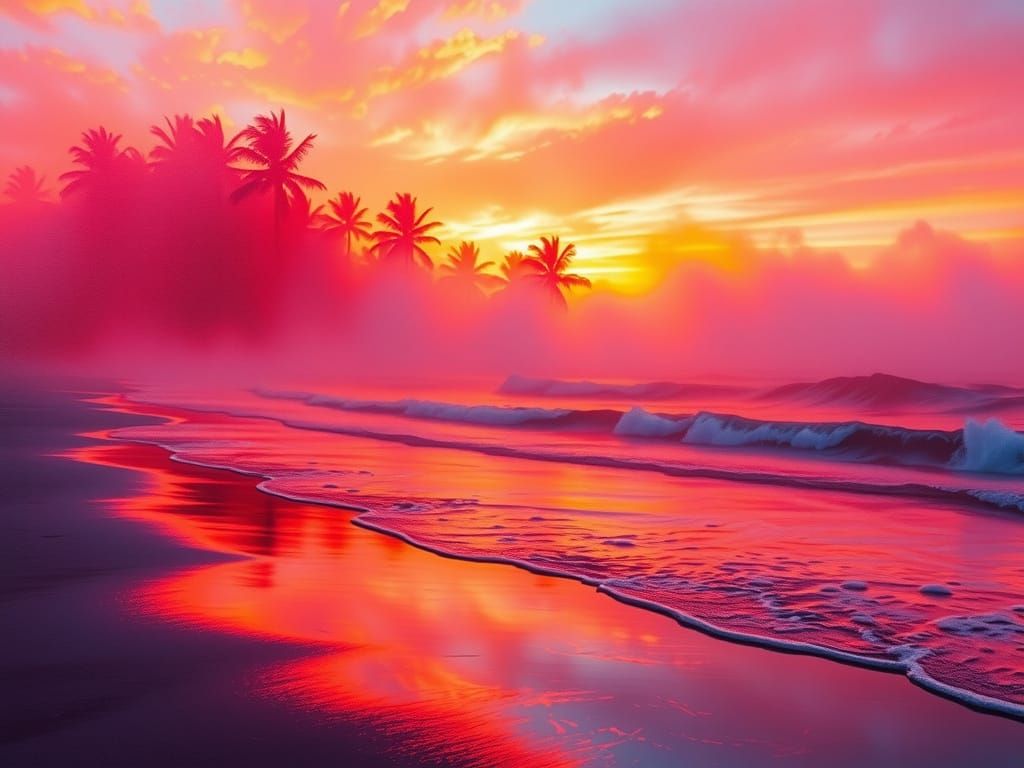 Neon sunset