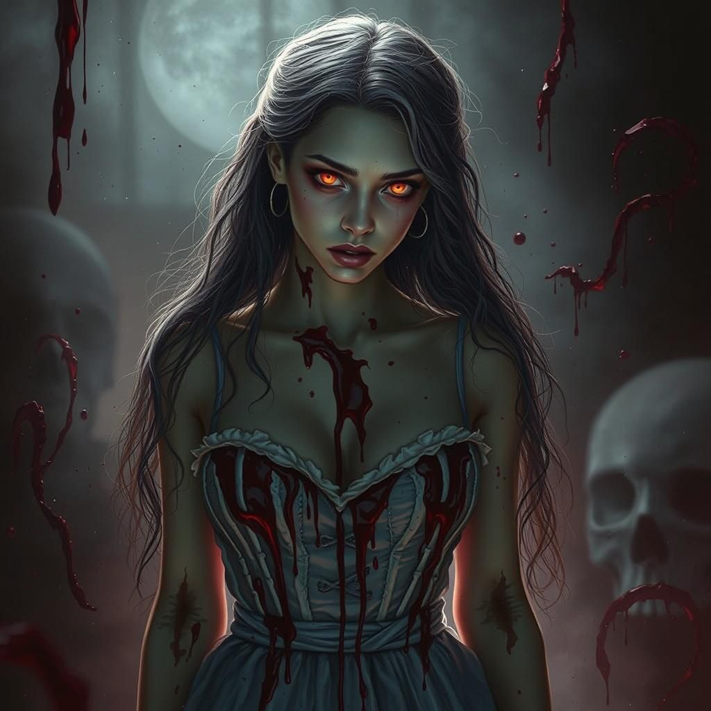 Stephen King's Carrie in Gothic Horror Style