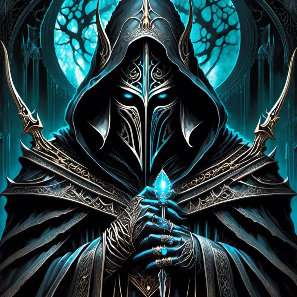 Witch King of Angmar in Moody, Shadowy Scene