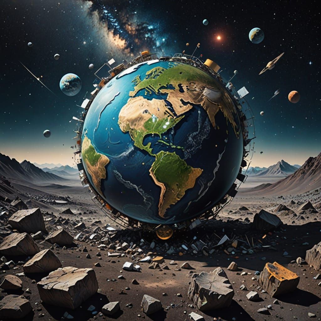 Abstract Art: Earth's Place in the Universe