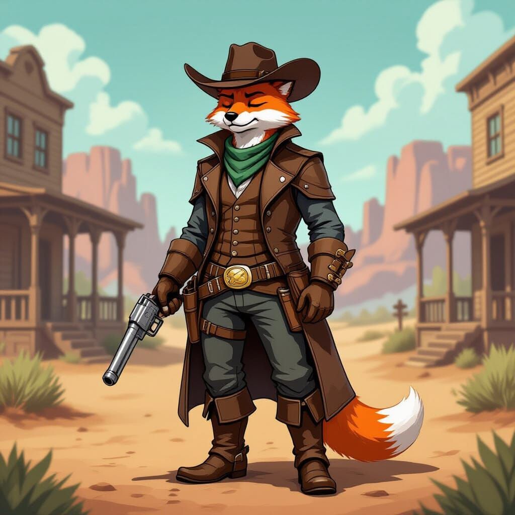 Depressed Bounty Hunter in the Wild West