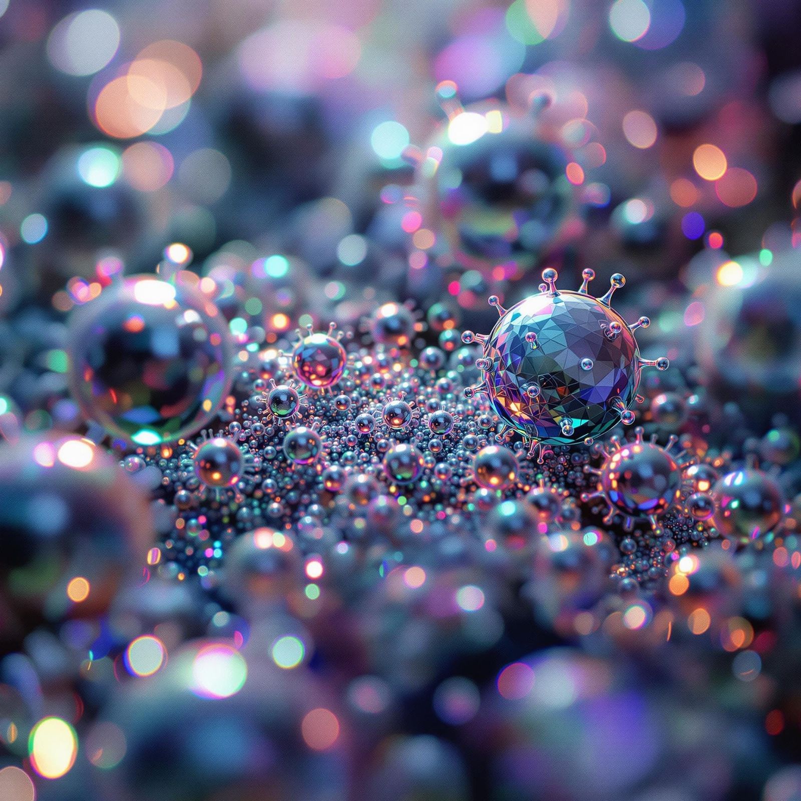 Surreal Hyperbolic Geometry with Iridescent Soap Bubbles and...