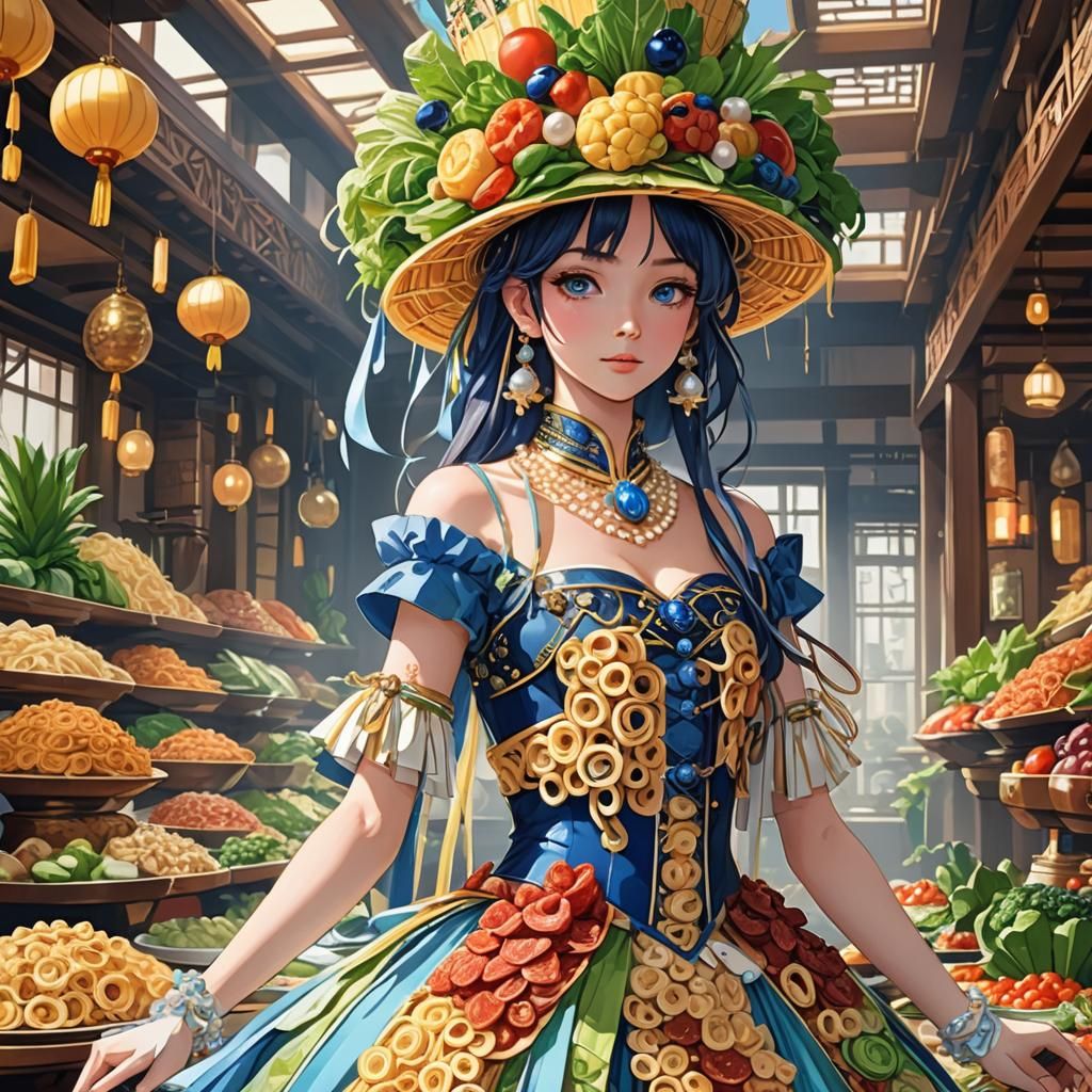Food Gown Princess: Manga Anime Art