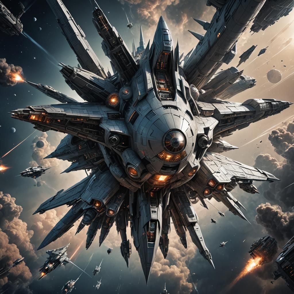 Hyperrealistic Starship in High Definition