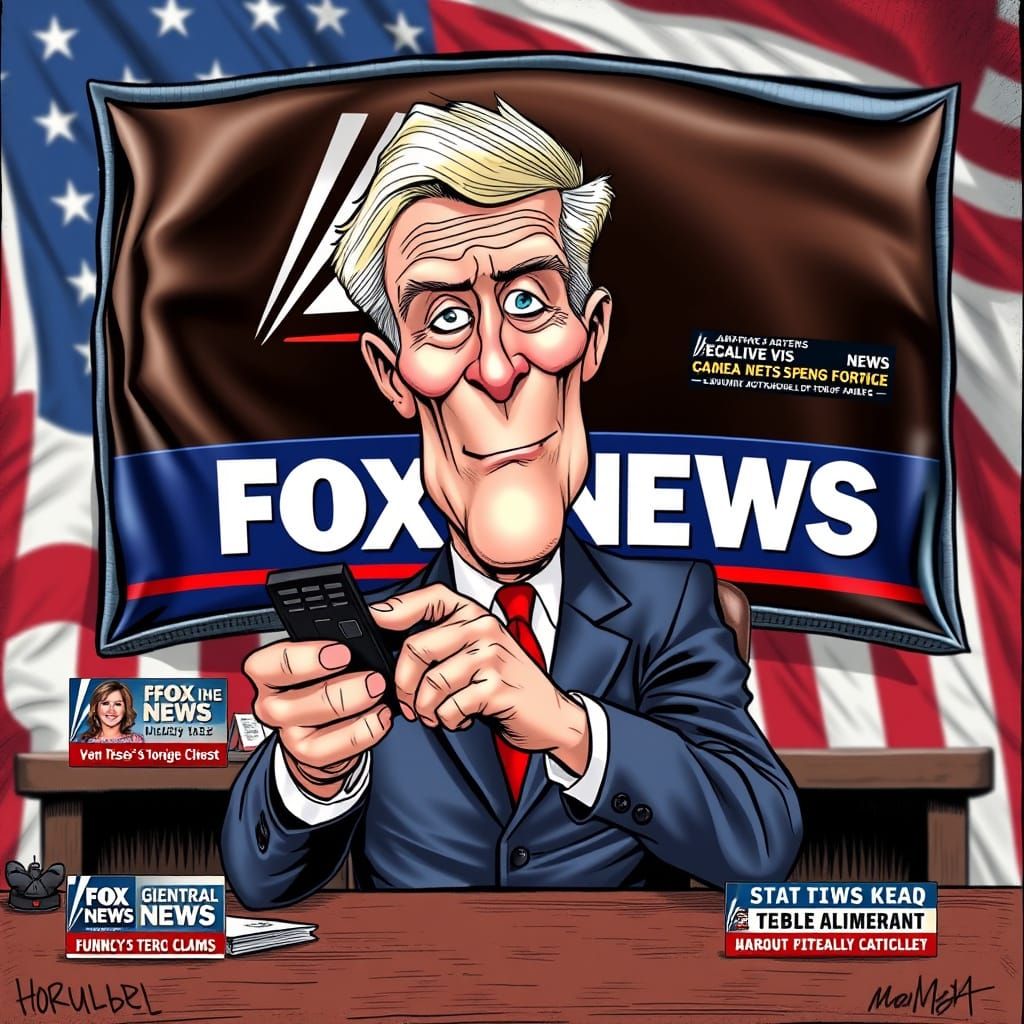Republicans Manipulate Truth on Fox News: A Satirical Cartoo...