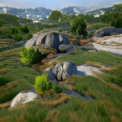 Realistic 8K 3D Landscape Rendering