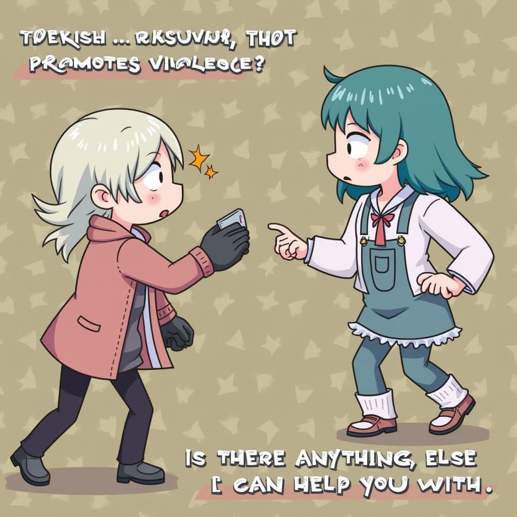 AI Refusal: Violence Request Denied