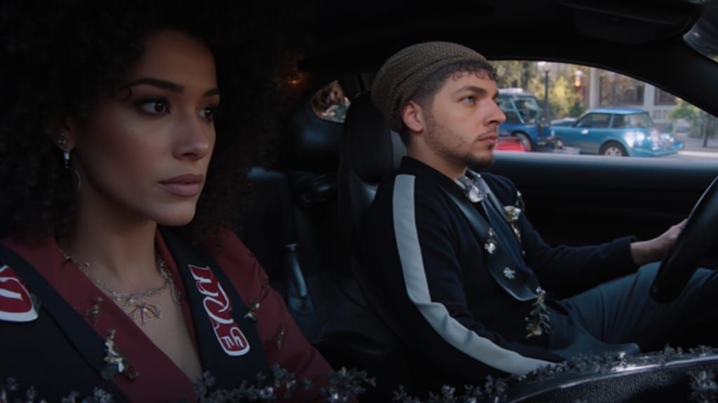 Elegant Ballroom Portrait in Classic Hollywood Style