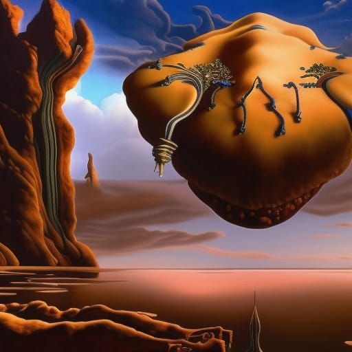 Surreal Dreamscape: Homage to a Master