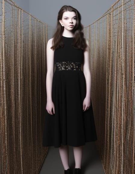 Portrait Inspired by Chiharu Shiota's Thread Installations