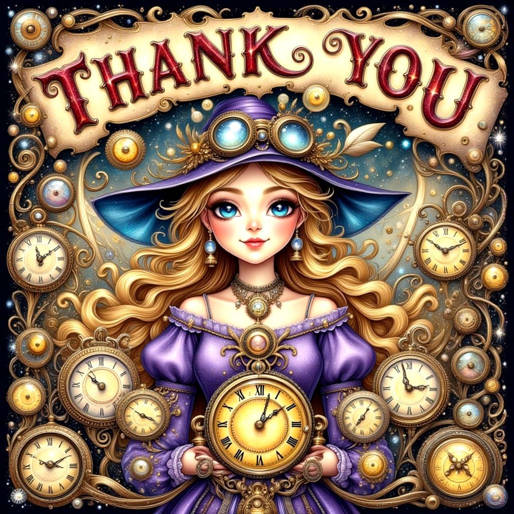 Thank you -Clocks