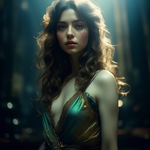 AI Image of a Brunette Haired Person