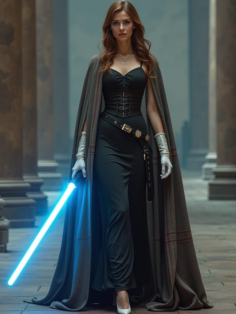Elegant Victorian Jedi Lady