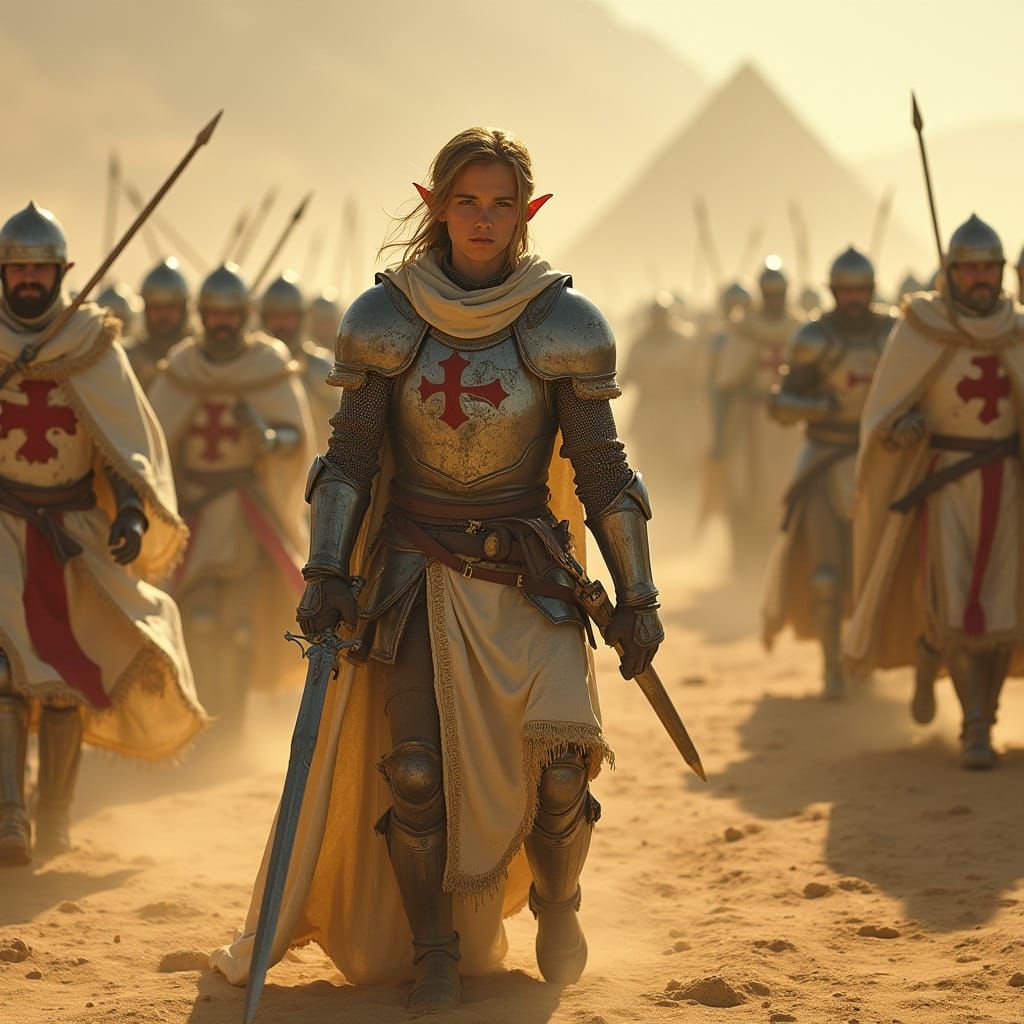 Heroic Link Leads Knights Templar into Epic Desert Battle