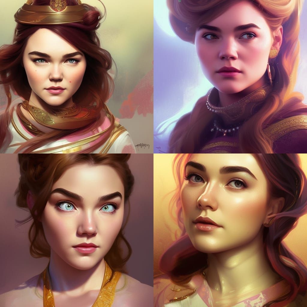 Hyperdetailed Portrait of a Modern Genie